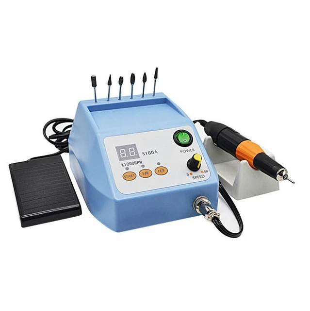 Denshine Dental Polishing Kit - 50K RPM Brushless Manicure  Lab Carving Set