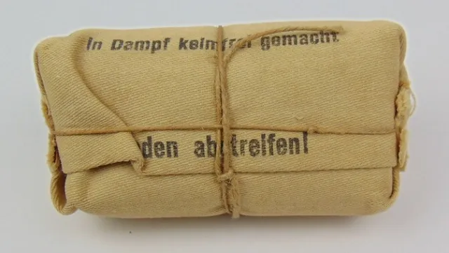 Allemand ww1 - pansement daté 1914 ( authentique )