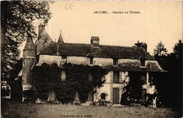 CPA AK ARCEUIL Derriere du Chateau (600133)