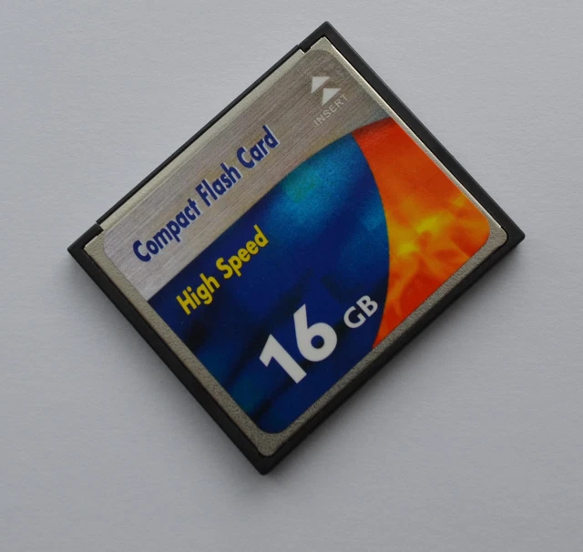 Neuf Carte Mémoire 16 GB Compact Flash Carte Card Cf pour Canon EOS 350D