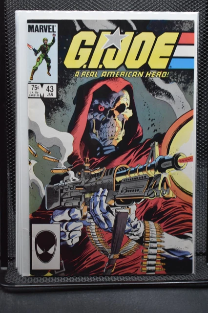 G.I. Joe A Real American Hero #43 Direct Marvel 1986 Snake Eyes Cobra Destro 9.2