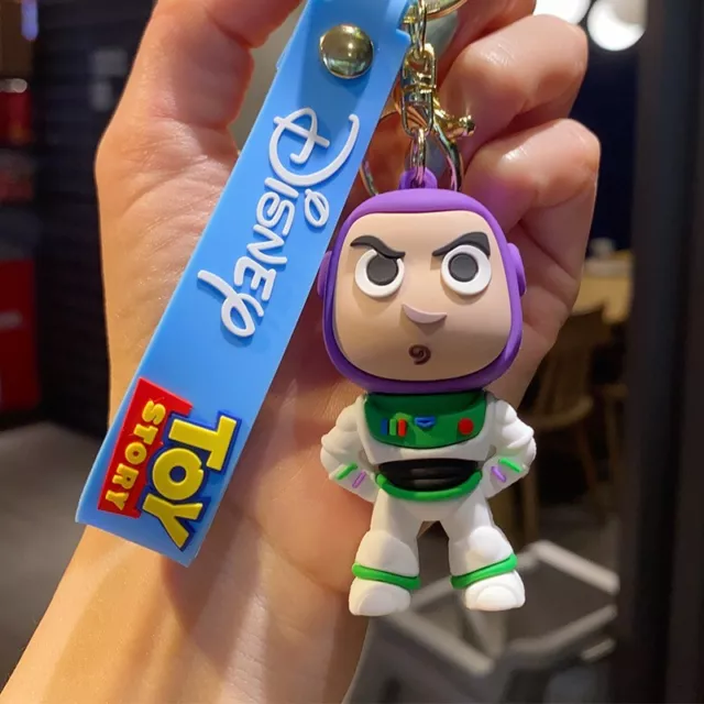 Buzz Lightyear Toy Story Keychain Keyring Pendant Gift Cartoon Bag Charm