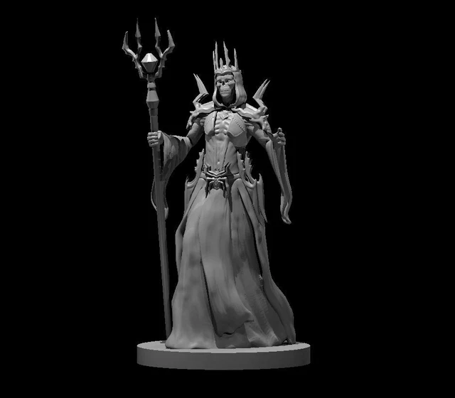 LICH 3D Printed Resin DnD/Pathfinder/Tabletop RPG Figure Mini