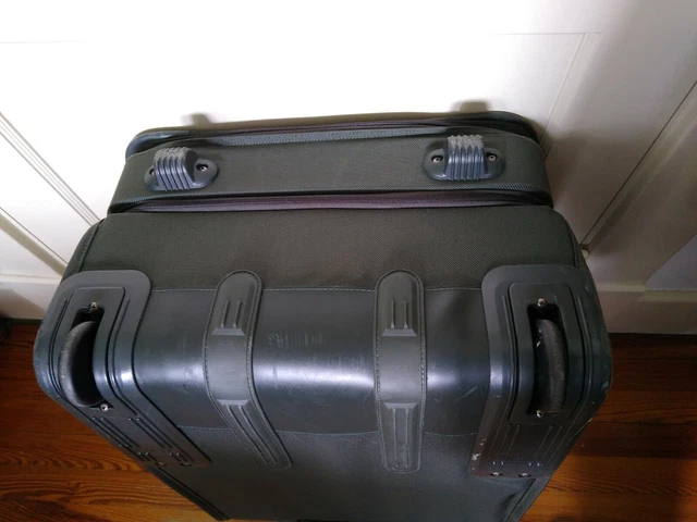 TUMI 2283M3 Green Ballistic Nylon 25" Upright Rolling Wheeled Suitcase With Lock 7