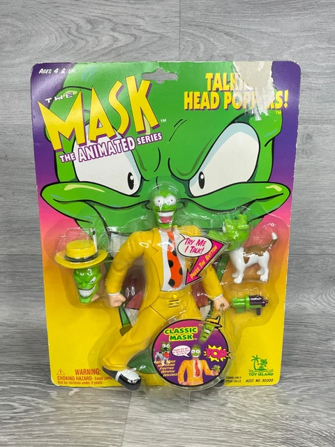 THE MASK ACTION Figure Animated Series Toy Island 1997 Talking