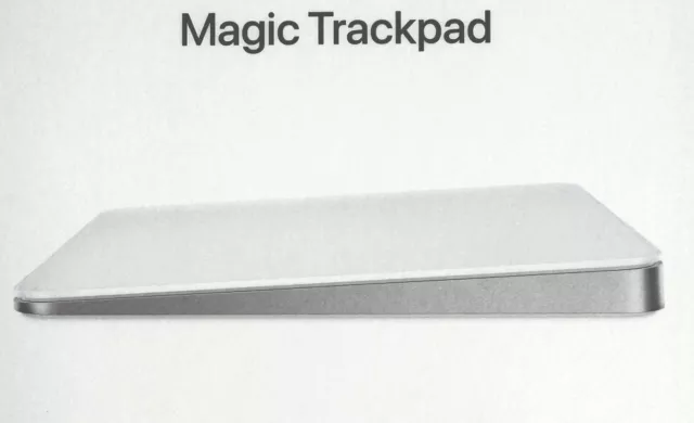 Apple Magic Trackpad 3, MK2D3AM/A,  #A1535 for iPad&Mac-WHITE, Brand New-Sealed