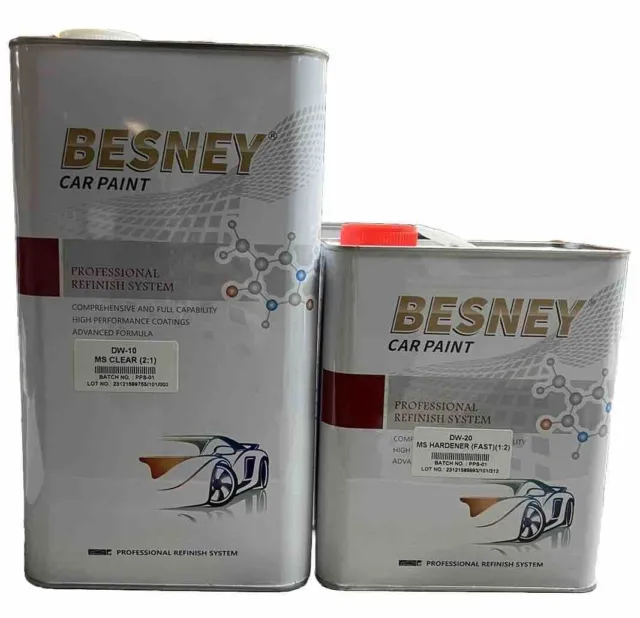 Besney Ms Euro Clearcoat With Fast Activator (7.5 Liters)