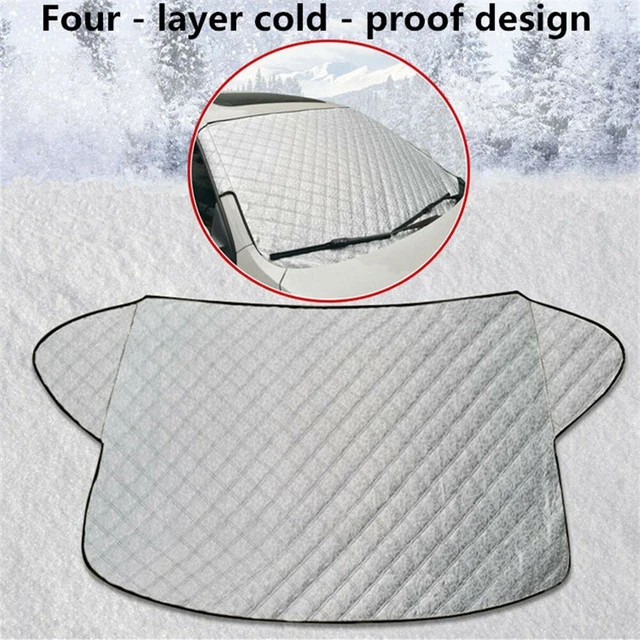 Argento Parabrezza Cover Auto Ghiaccio / Neve/Polvere Protezione Sole