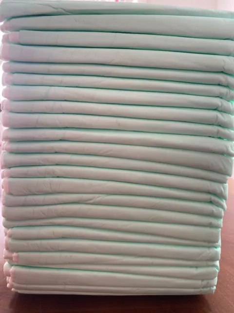 100 Medium Absorbency Adult Bed Chair Under Pad Disposable Underpads 23x36"