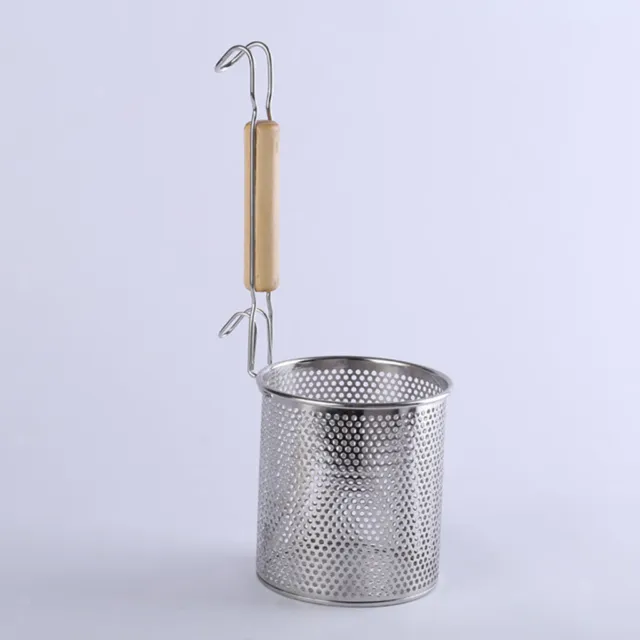 Stainless Steel Food Strainer Colander Pasta Strainer Steaming Basket 3 Size