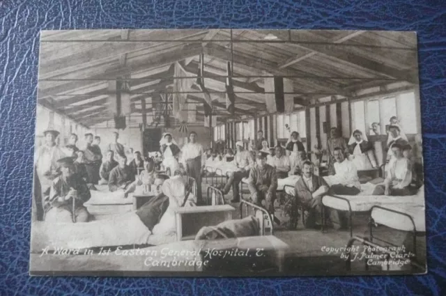 Ww1  The Northern General Hospital Leicester  Wounded Soldiers Postcard