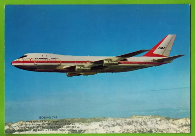 CP aviation-Carte Postale-Boeing 747-Edit.Kruger-En vol