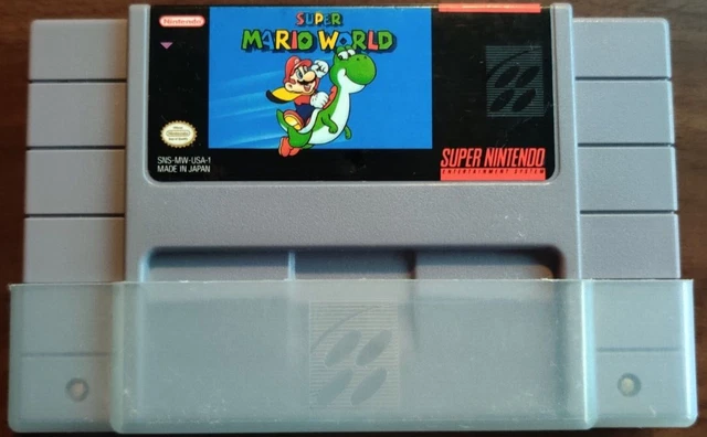 SUPER MARIO WORLD SNES (Super Nintendo Entertainment System, 1991) £17. ...