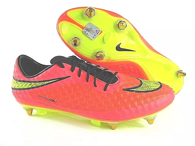 NIKE HYPERVENOM PHANTOM SG Pro Stollen 599851 690 Volt Punch UK 6
