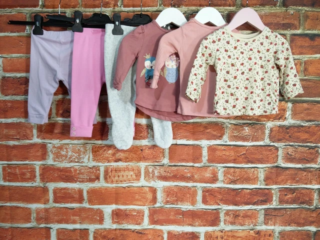 Bundle Bambina Età 3-6 Mesi Next Gap Joule Etc Leggings T-Shirt Top 68Cm