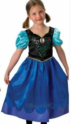 Girls Anna Frozen Disney Princess Fancy Dress Costume Child Kids Outfit