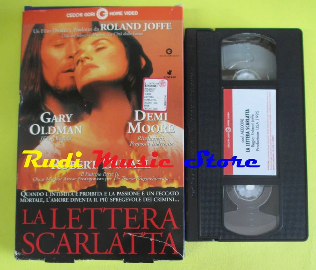 VHS MOVIE THE SCARLET LETTER Cardboard Moore Oldman CECCHI GORI (F112 ...