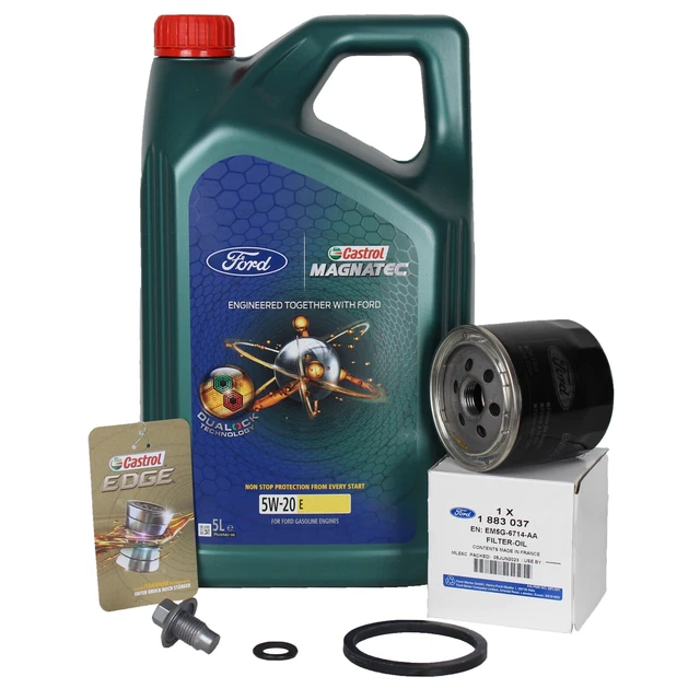 4L 4 Liter ORIGINAL Ford MOTORCRAFT A5 Motoröl Öl 5W-30 5W30 + Ölfilter