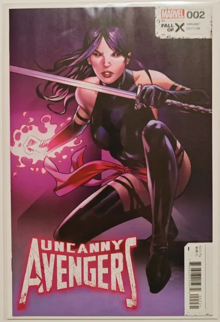 Uncanny Avengers #2 C - PSYLOCKE VARIANT - MARVEL - Fall Of X - 2023 - NEW NM