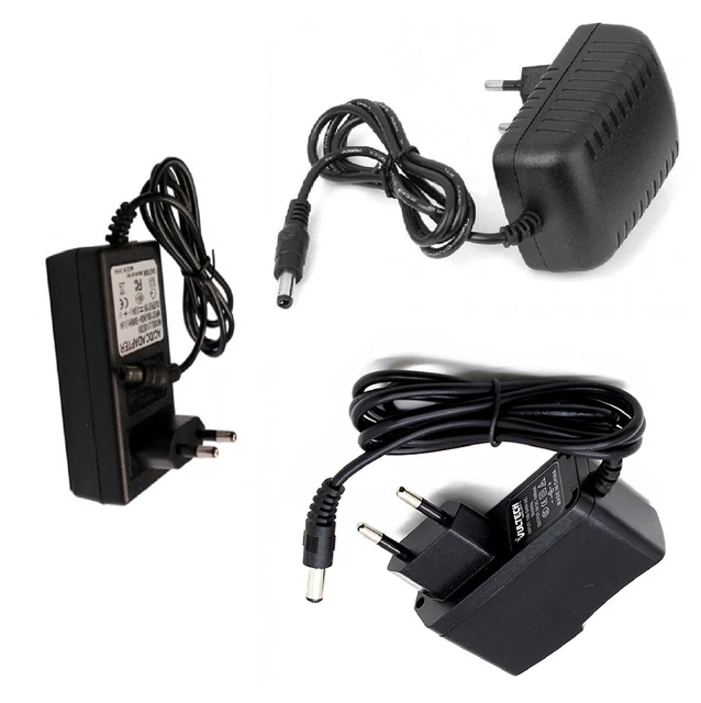 LS VISION Plastic AC 100-240V A DC 12V 2A Alimentatore In Usca