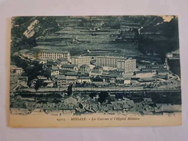 CPA MODANE les casernes et l'Hopital Militairevue aérienne dept-73