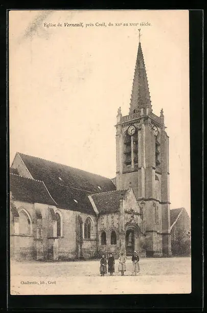 CPA Verneuil, L´Eglise