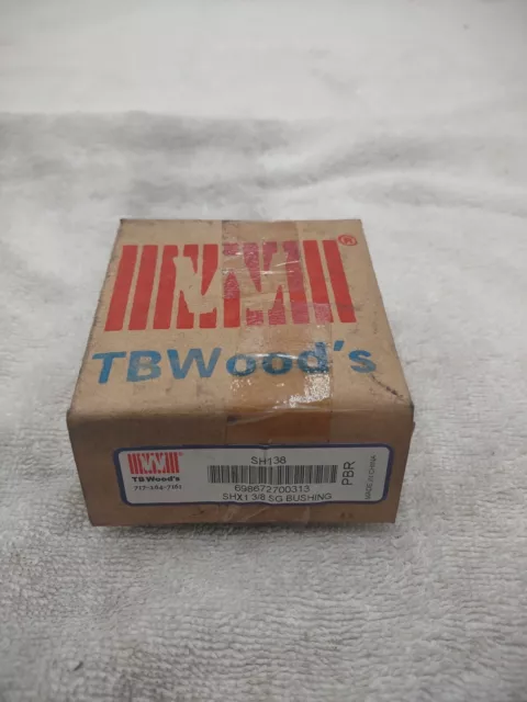 Tb Woods Sh138 Qd Bushing,Series Sh,Bore 1-3/8 In