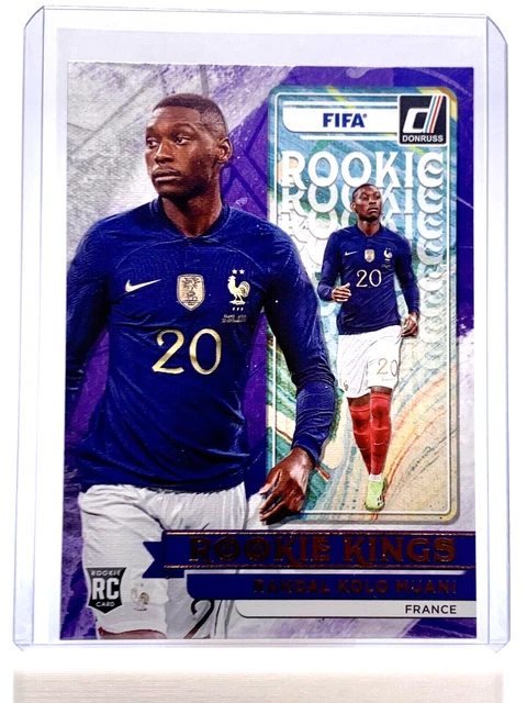 Randal Kolo Muani — 2022-23 Donruss FIFA Rookie Kings #8 RC
