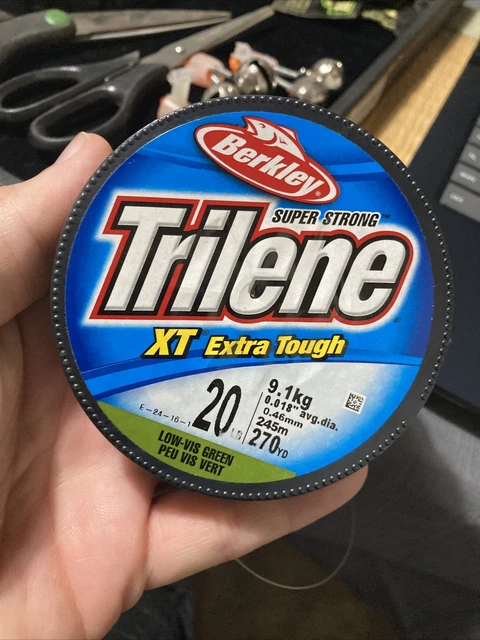 Berkley Trilene 20lb XT Low Vis Green XTFS20-22 Monofilament 270 yd Fishing Line