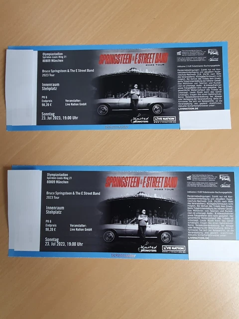 Bruce Springsteen 2 Tickets München 2023 Stehplatz Innenraum