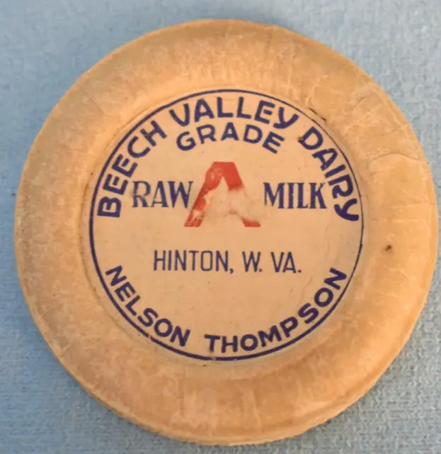 Vintage Beech Valley Dairy Milk Cap Hinton West Virginia