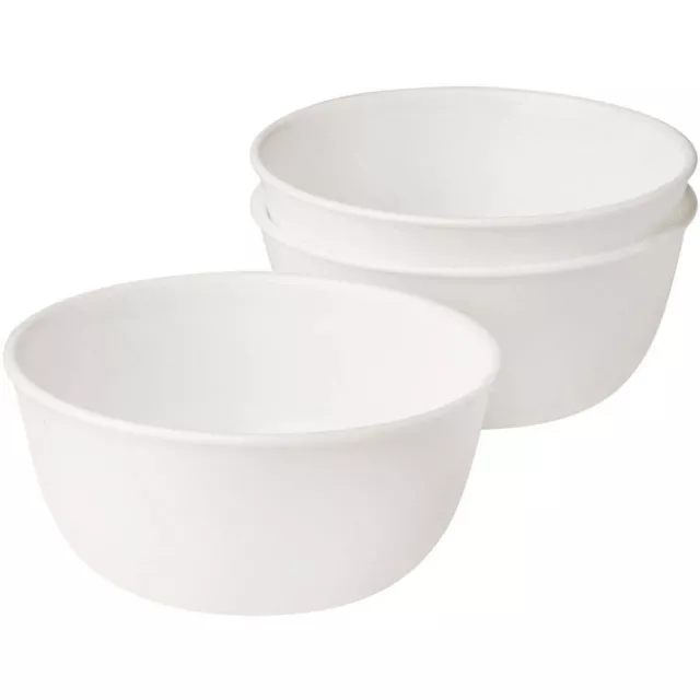 Classic Winter Frost White, Soup Bowl, Set of 3, 28-oz