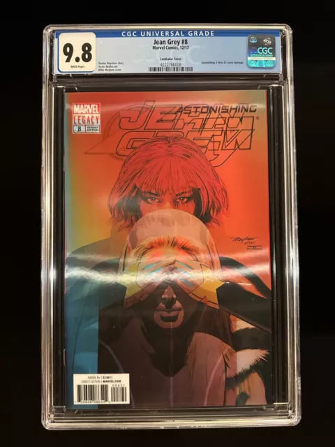 Jean Grey #8 CGC 9.8 (2017) - Lenticular Variant - Astonishing X-Men #2 homage