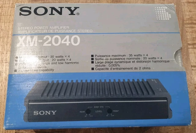 チューニングアンプ SONY XM-2040 チューニングアンプ SONY XM-2040