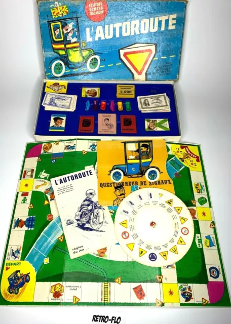 Jeu De Société - L'Autoroute Edition Dujardin Arcachon 1956 - Vintage