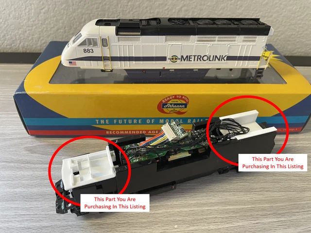 Athearn HO Scale RTR F59PHi 3D Printed Part Cab Interior & Control Stand & Tray