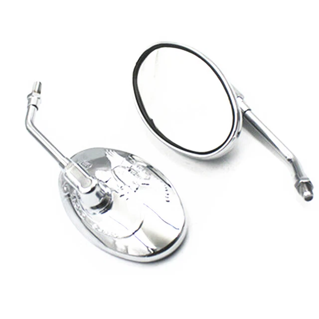 2x moto universelle Miroirs Rétroviseur latéral Pour Honda Suzuki Kawasaki KTN