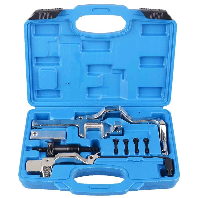 CCLIFE Motor instelgereedschap vergrendelgereedschap stuurtijden gereedschap compatibel met BMW Mini Cooper N12 N14 Peugeot 207 Citroen 1.4 1.6 16V