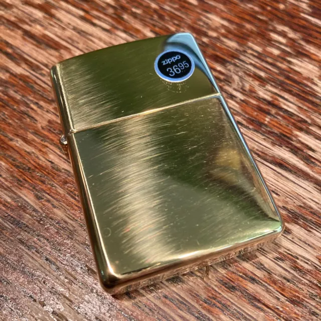 Genuine Zippo Vintage Polished Chrome Lighter CASE ONLY No Insert/Box