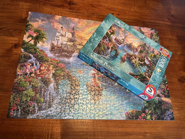 DISNEY THOMAS KINKADE Studios ‘Peter Pan’ 1000 Piece Jigsaw Puzzle £8. ...