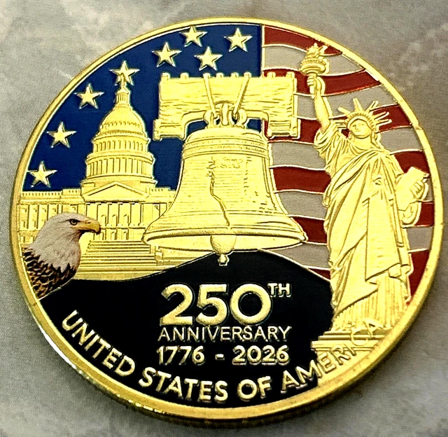 250TH ANNIVERSARY UNITED STATES OF AMERICA 1776-2026 Commemorative Coin