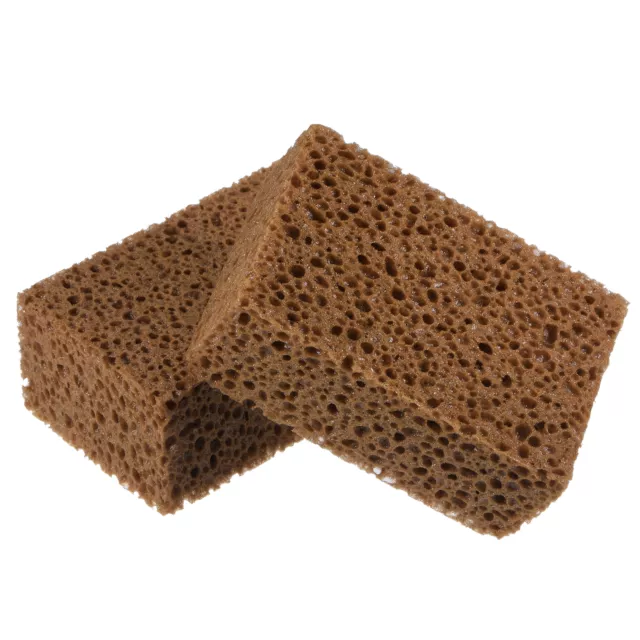 Éponge à Texture Renversée 6.3"x3.9" Faux Éponge Cloison Sèche Pièce Mur 2Pcs