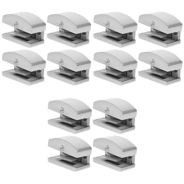 12 Pcs glass shower door parts bottom guide Butée De Porte De Douche Butoir De P