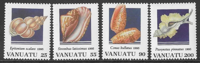 Vanuatu Sg692/5 1995 Shells   Mnh