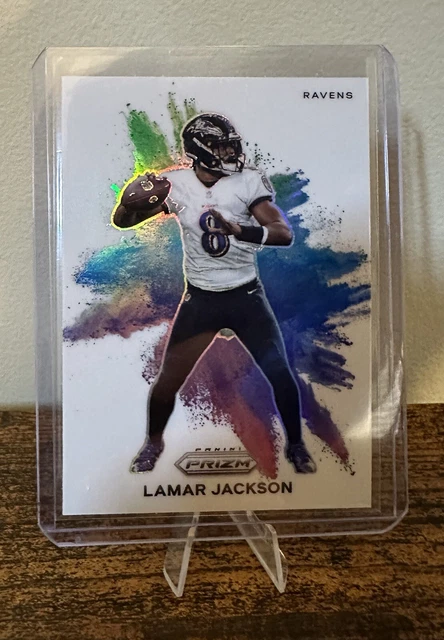 2023 PRIZM LAMAR Jackson Color Blast étui SSP Hit MVP Ravens EUR 775,02 ...