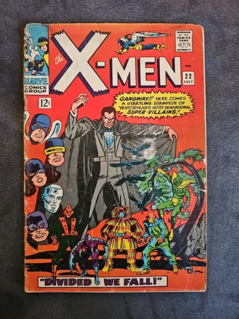 Uncanny X-Men 22 (1966 July) 1.5 / 2.0 (Count Nefaria)