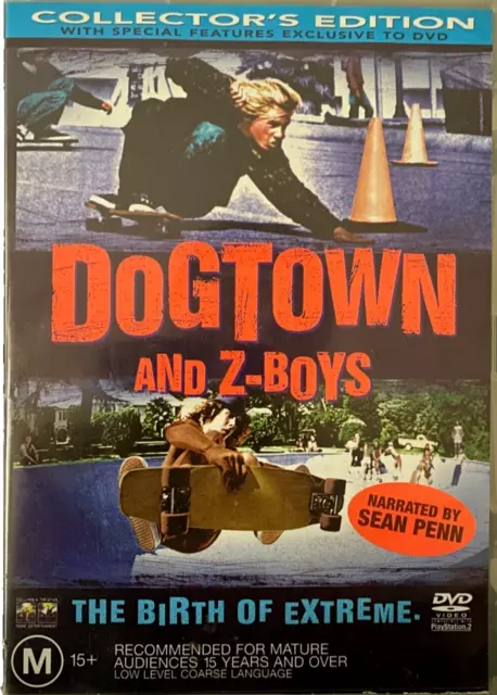 Dog Town and Z–Boys Collector's Edition DVD – Region 4 – Sean Penn – Tony Hawk