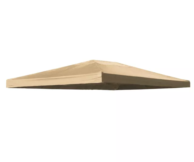 Ersatzdach zu Blätter-Pavillon 3x4m Sand  Plane Ersatz-Bezug NEU & OVP
