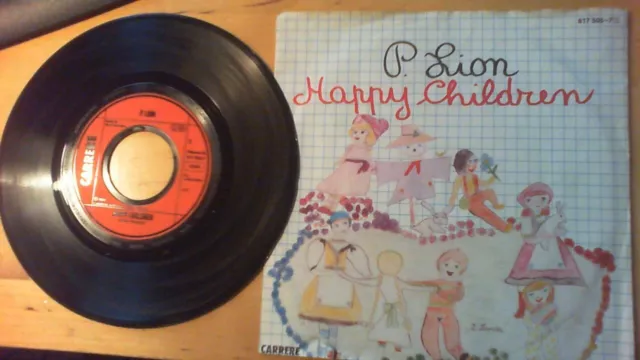 P. Lion – Happy Children, 7" vinyl Single 1984