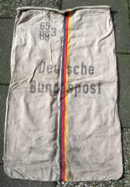 ALTER POSTSACK - Zustand:  GUT !  Deutsche Bundespost   Leinensack / Jute
